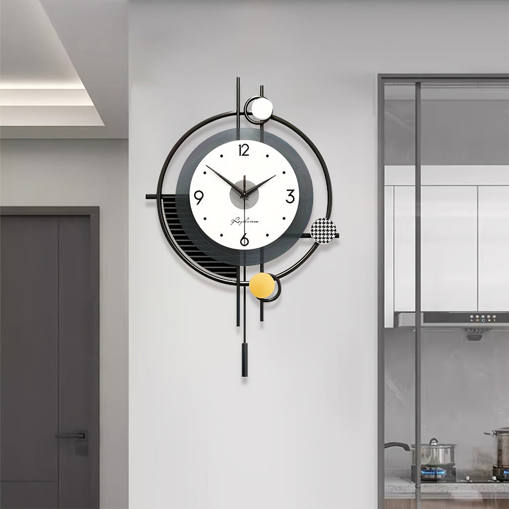 Aura Sleek Wall Clock — Quiet Quartz Movement, Clean Lines
