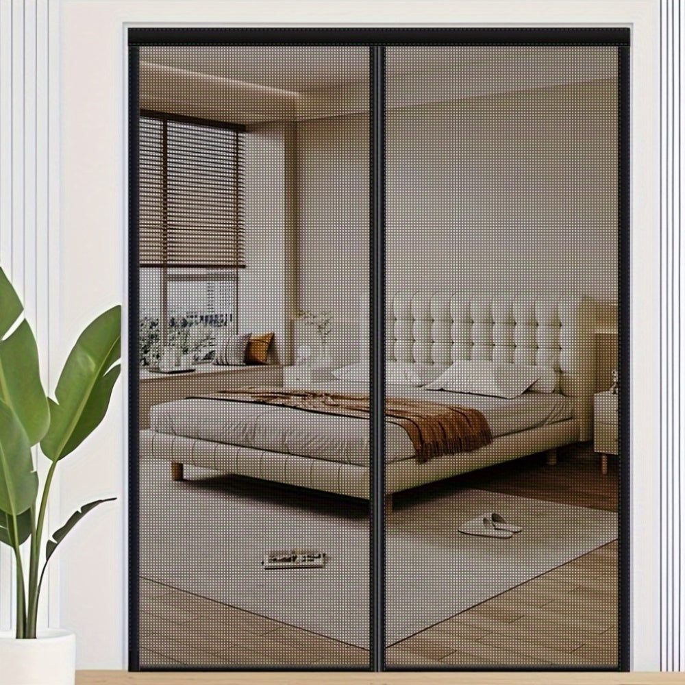 Magnamesh Magnetic Mosquito Screen Curtain — Breathable Mesh, Automatic Closure