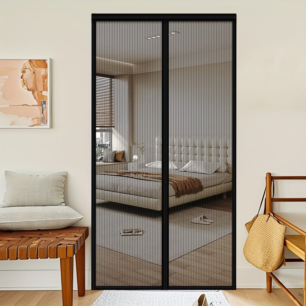 Magnamesh Magnetic Mosquito Screen Curtain — Breathable Mesh, Automatic Closure