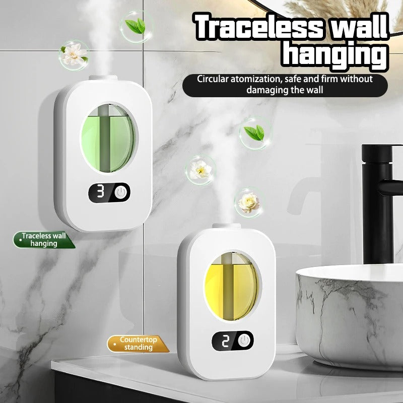 Automatic Ultrasonic Aroma Diffuser — 645 Sq Ft, 36dB Quiet