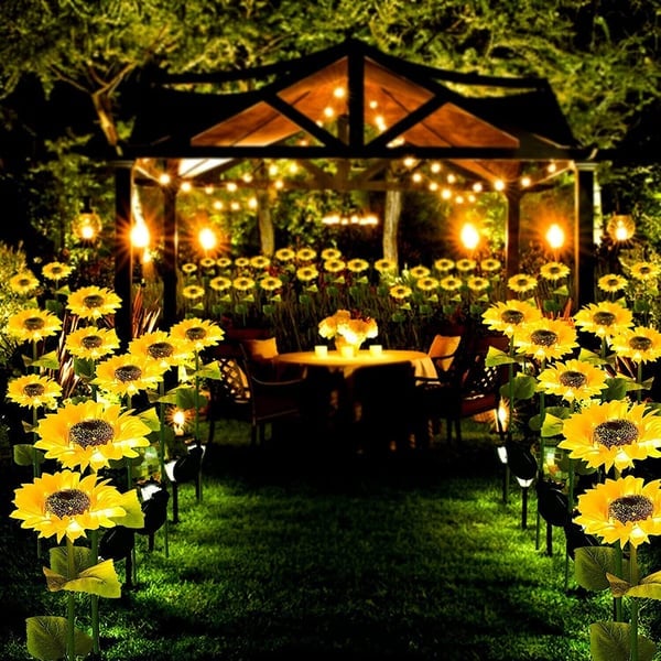 RamaraSun Girasoli solari — Illumina le tue notti con l'incanto del giardino, senza sforzo - Souliia