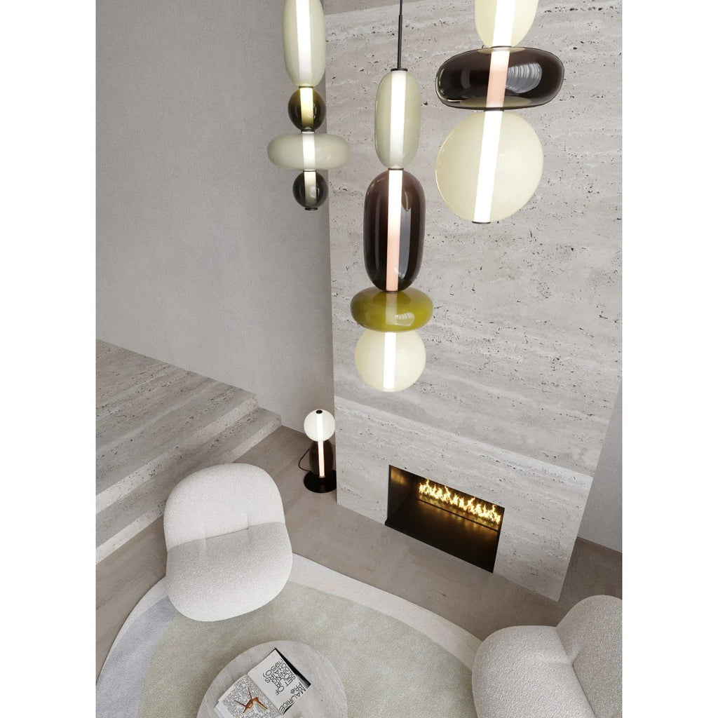 Buntglas Kronleuchter | Souliia