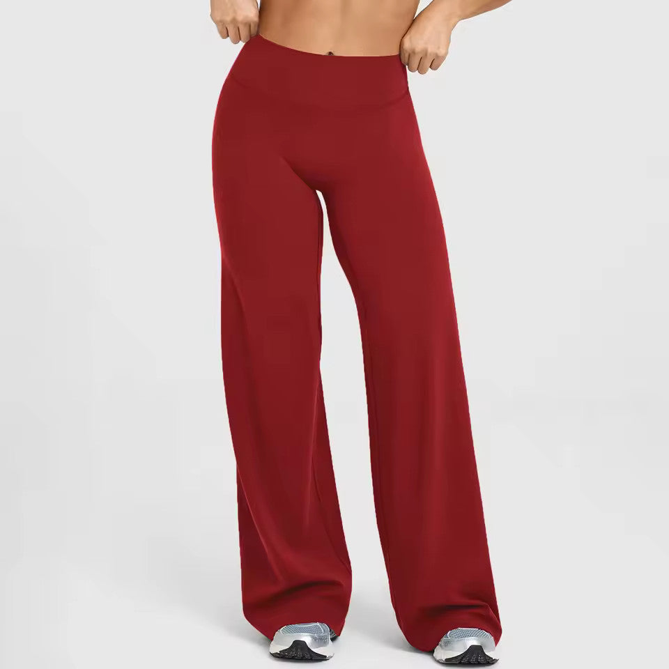 VestaLoom – Buttery-Soft High-Waist Wide-Leg Flare Yoga Pants - Souliia