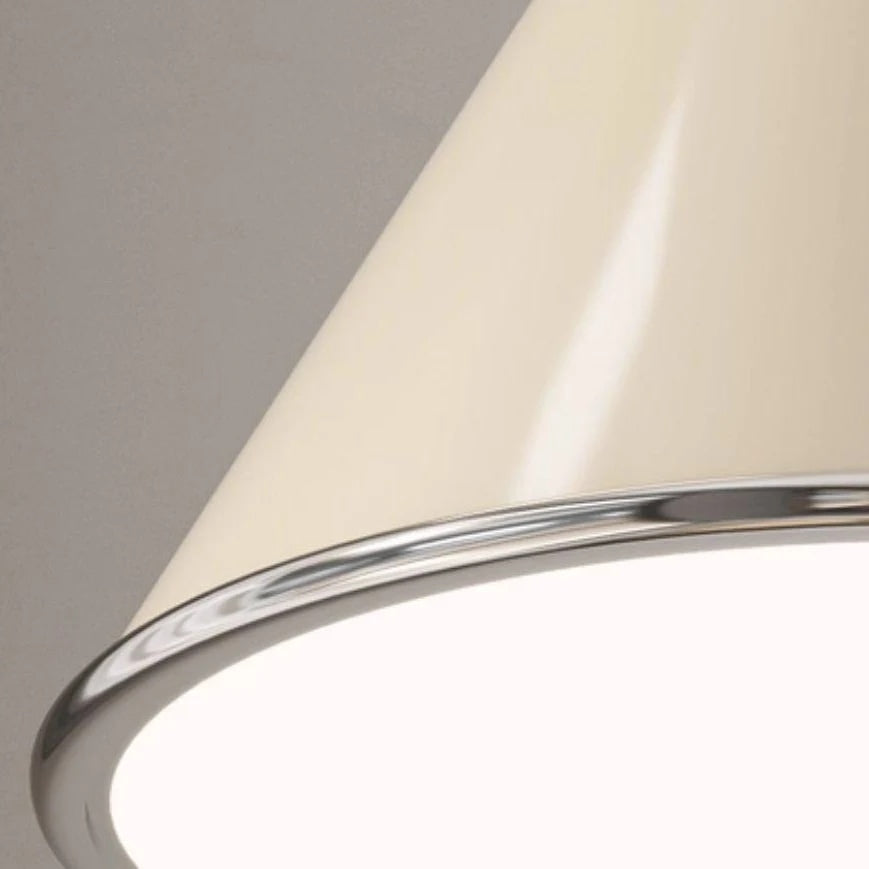 Modern, krémszínű, kúpos LED mennyezeti lámpa | Souliia