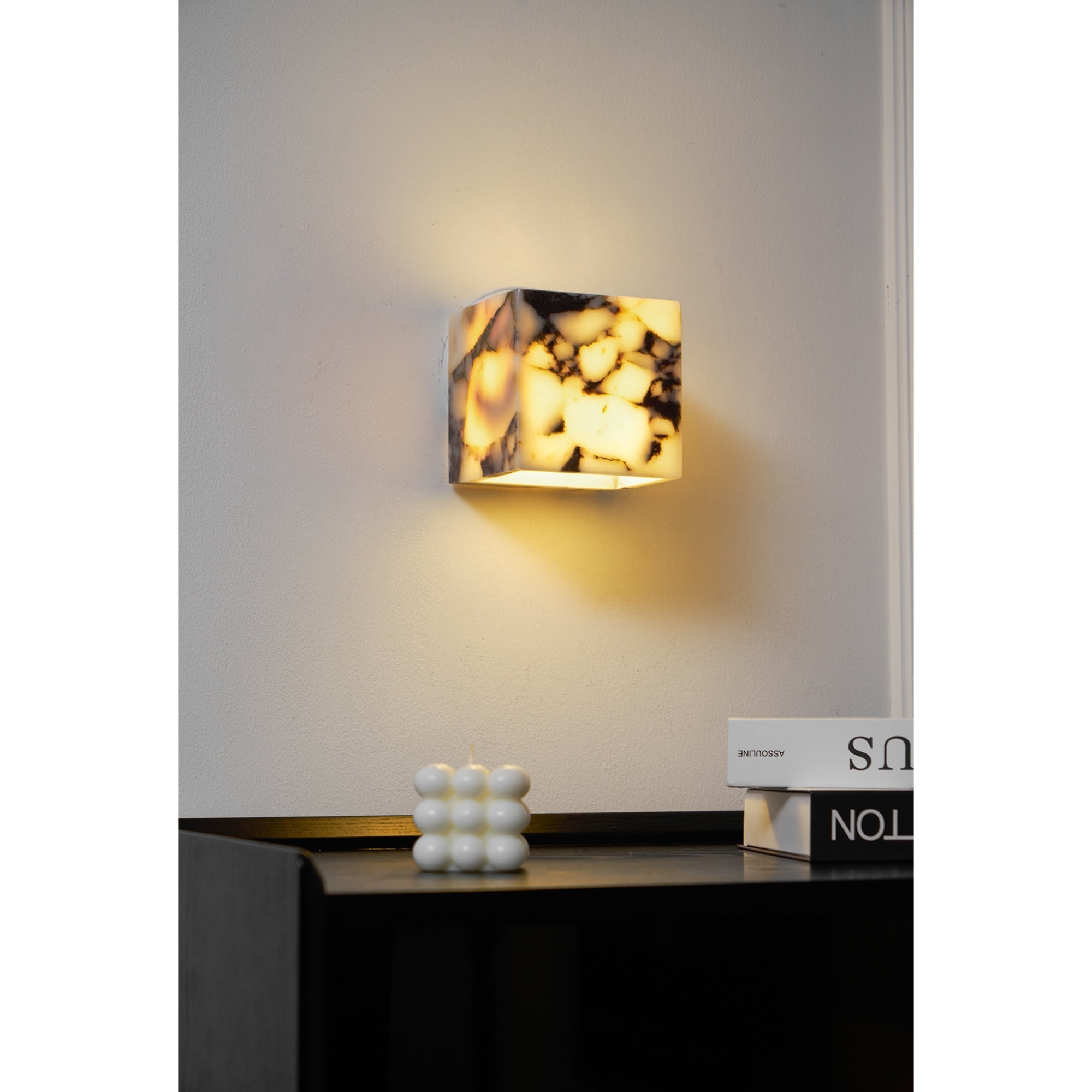 Square Marble Wall Lamp | Souliia