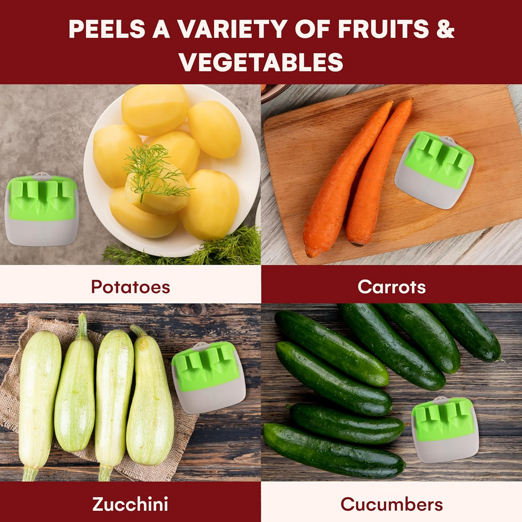 Safe Grip Peeler for Worry-Free Kitchen Moments - Souliia
