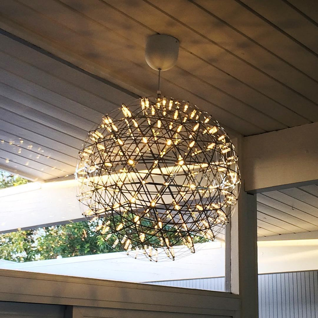 Silver Spark Ball Pendant Light | Souliia