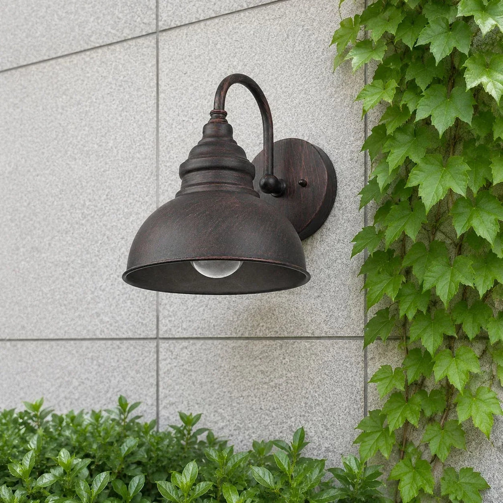 Solenvo Industrial Metal Wall Light - American Vintage Style for Garden and Porch Lighting | Souliia