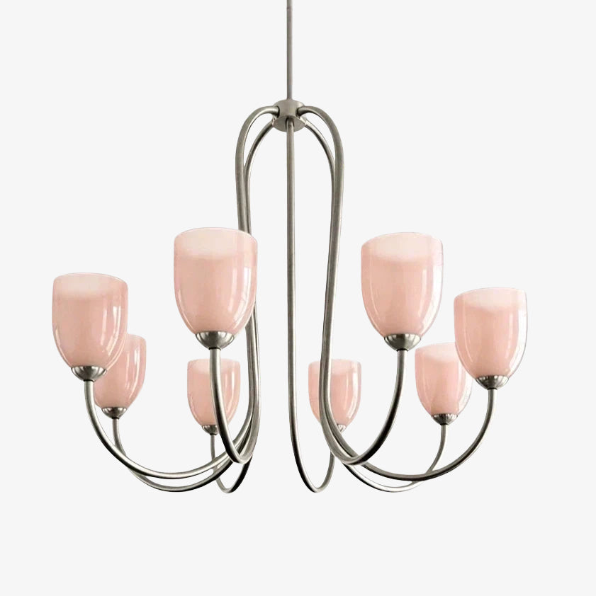 Shell Shade French Vintage Chandelier for Dining Room Lighting | Souliia