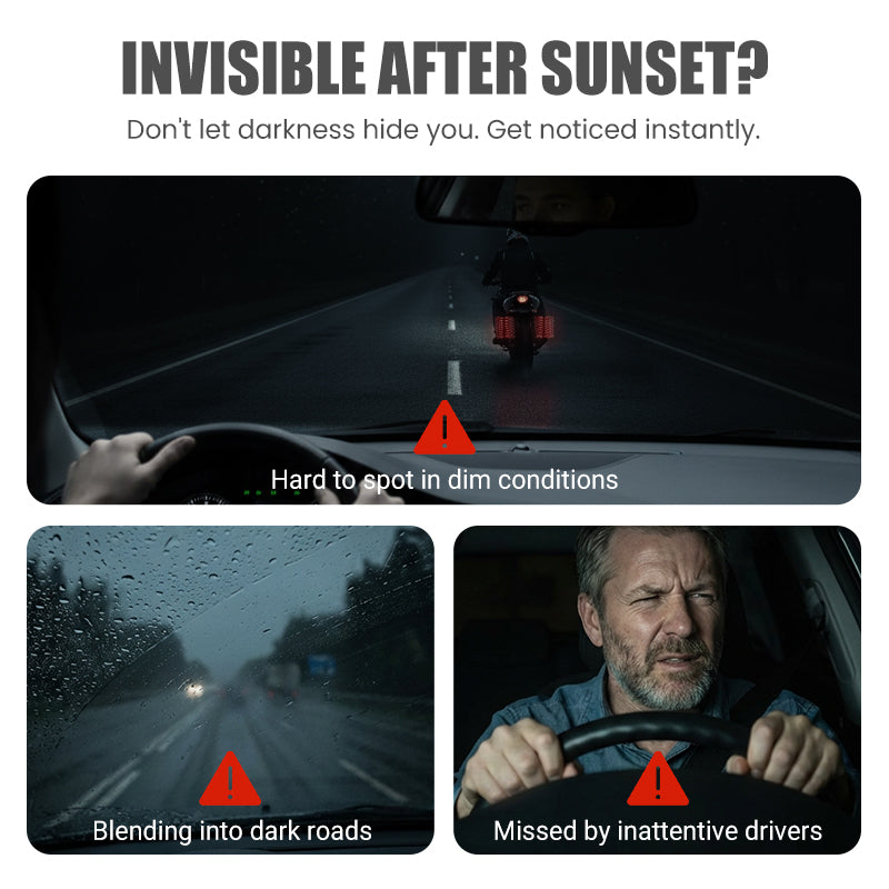 Bandes réfléchissantes pour motos – Améliorez la visibilité et la sécurité la nuit - Souliia