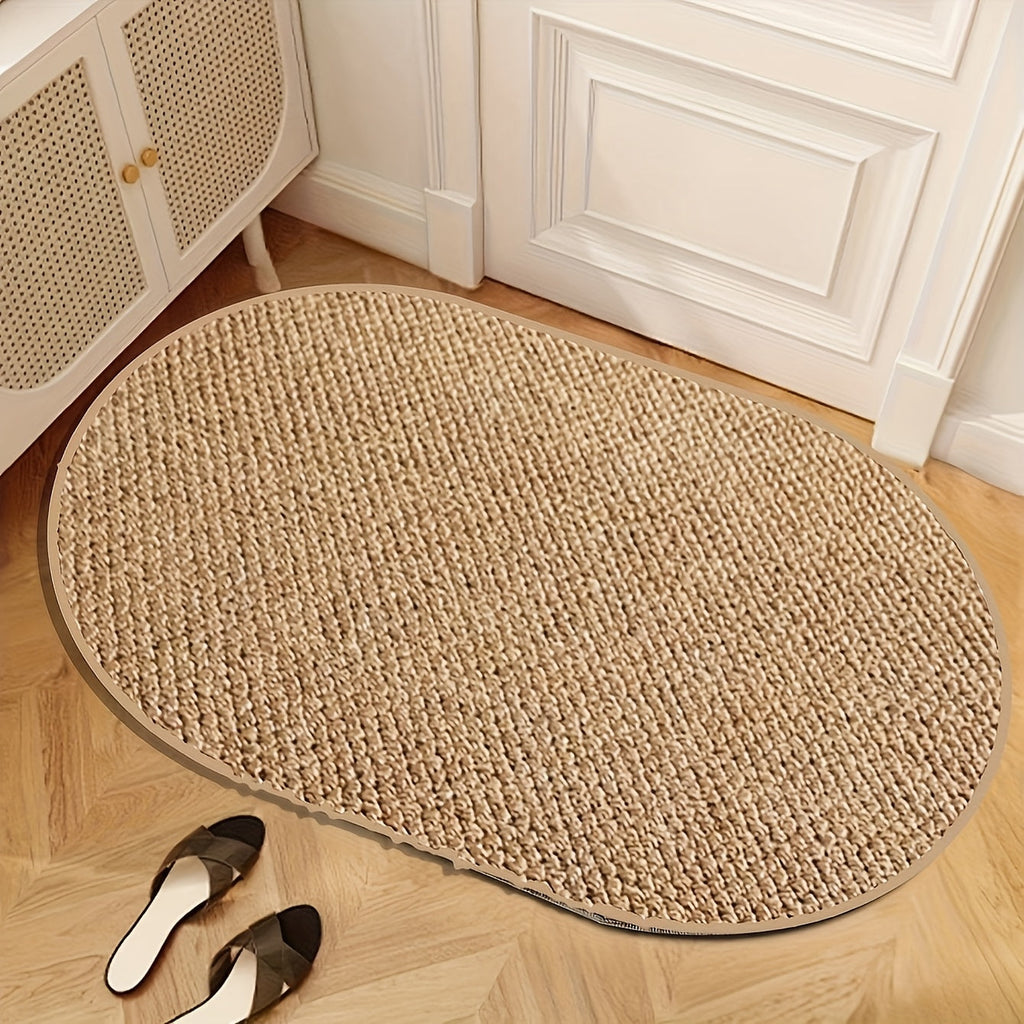 ScandiRoots Brown Oval Rug — Nordic Style Design
