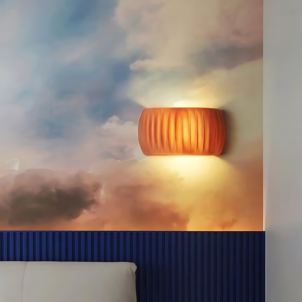 The Sun of Art Deco Resin Wall Light | Souliia