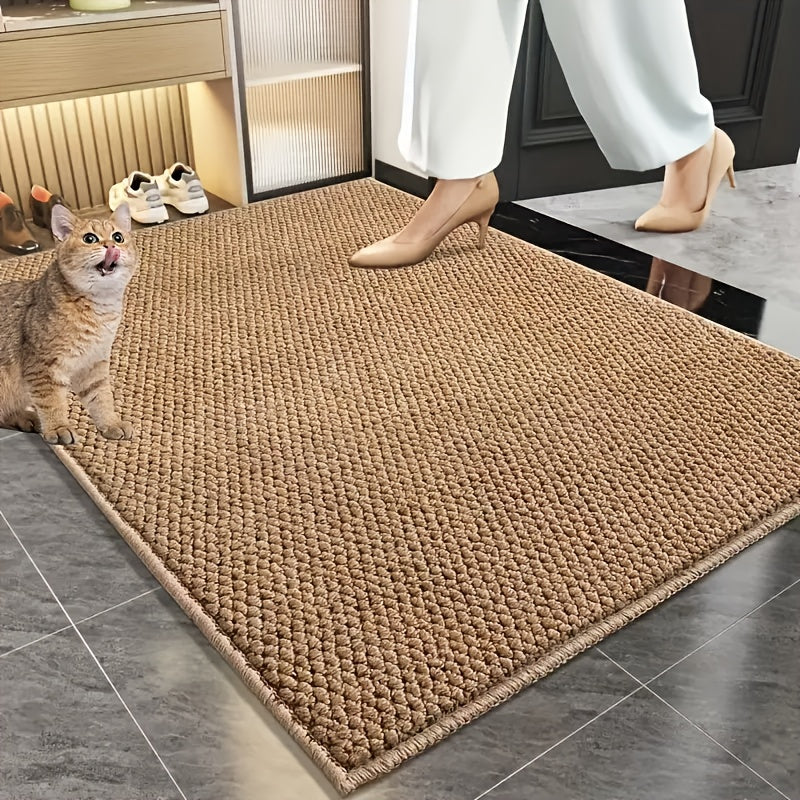 Lumedwell Pineapple Entry Rug — Textured Surface Finish, Anti-Slip Construction