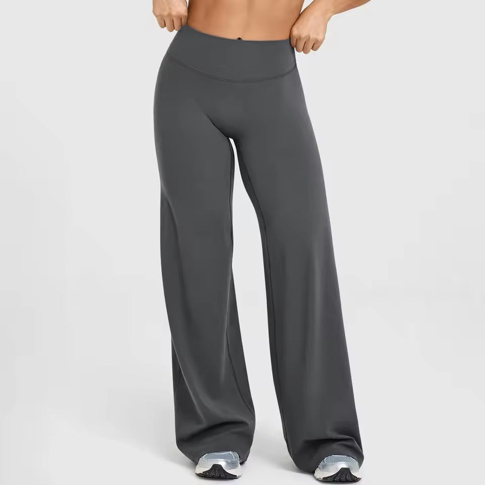 VestaLoom – Buttery-Soft High-Waist Wide-Leg Flare Yoga Pants - Souliia