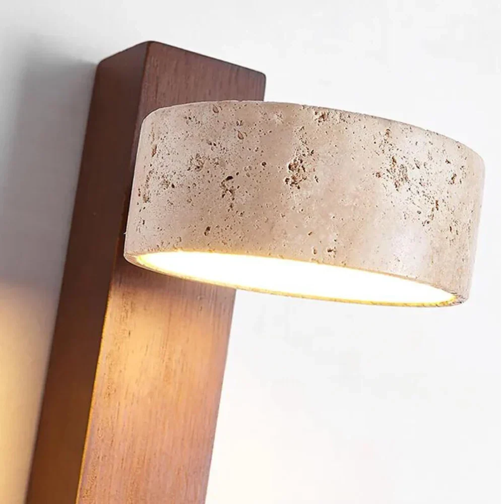 The Shine of the Palace Travertine Wall Light | Souliia