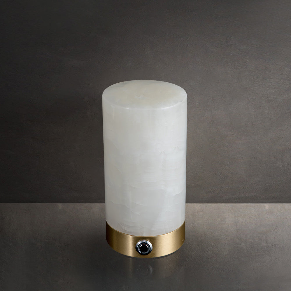 Totem Alabaster Table Lamp (built-in battery) | Souliia