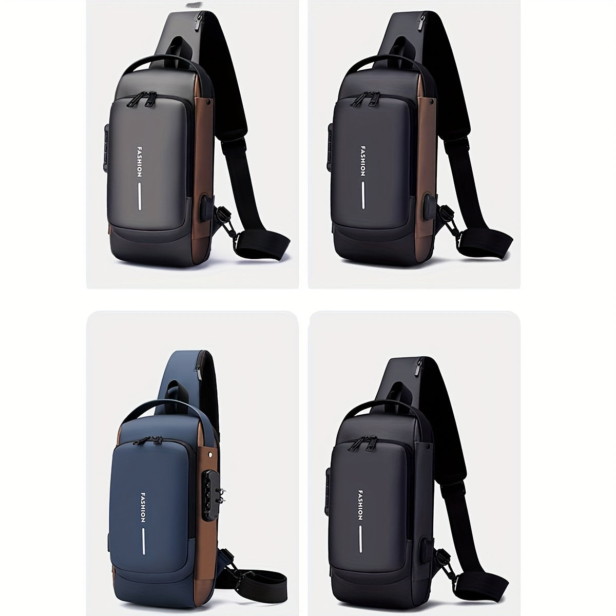 Securegear Anti-Theft Crossbody Bag — Classic Minimal Design