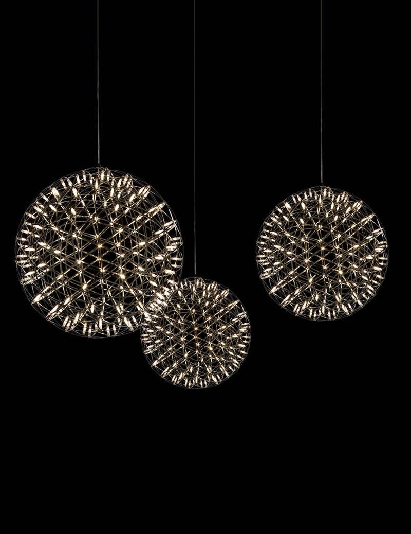 Silver Spark Ball Pendant Light | Souliia