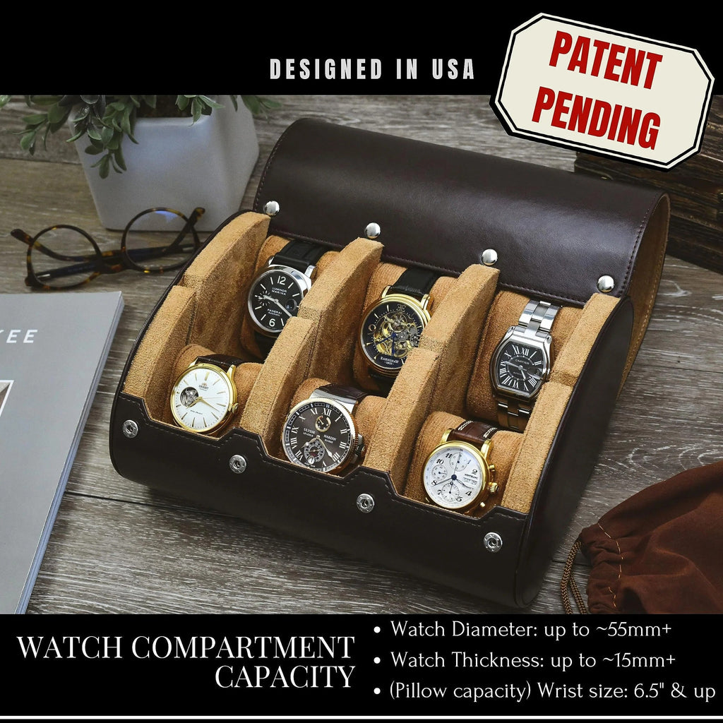 Handcrafted Watch Travel Case — Swiss-Inspired Protective Storage