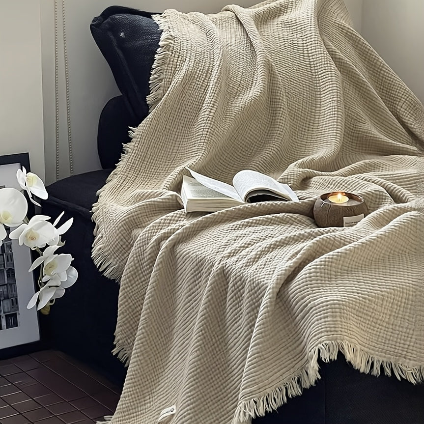 Bohobreeze Lightweight Muslin Cotton Quilt — Breathable Cooling Design