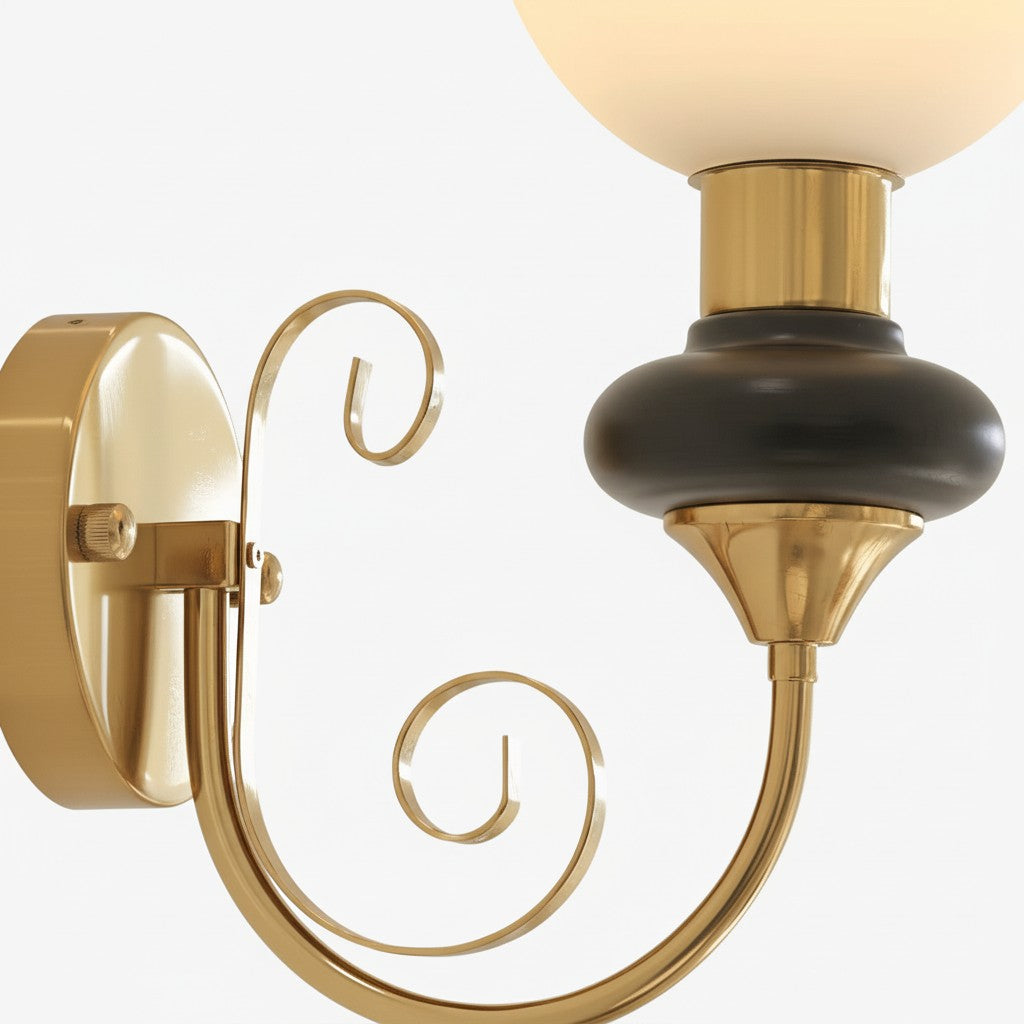 Radiara sculptural vertical metal wall lamp – modern sculptural wall sconce for living room and hallway | Souliia