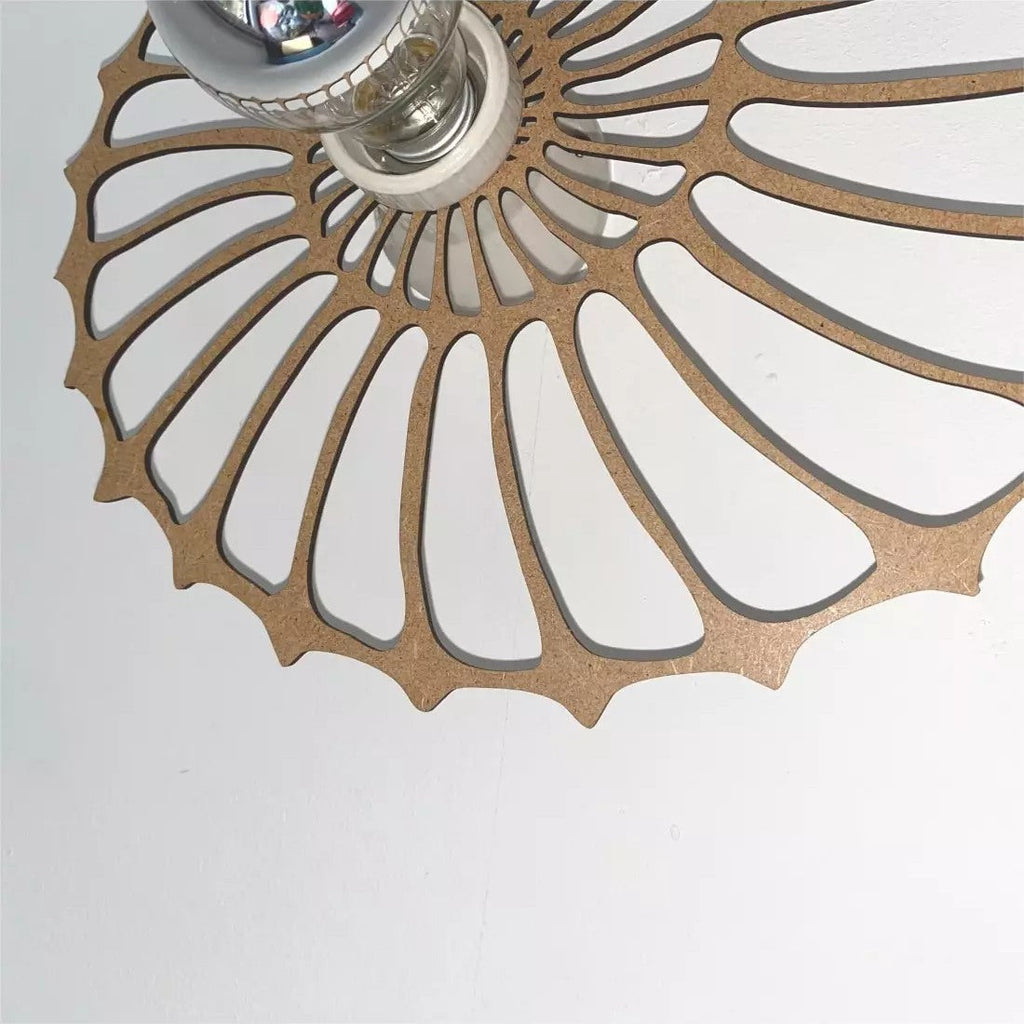 Spiralyn Nautilus-Schalen-Silhouette Moderne Wandleuchte - Beleuchtung für Wohnzimmer | Souliia