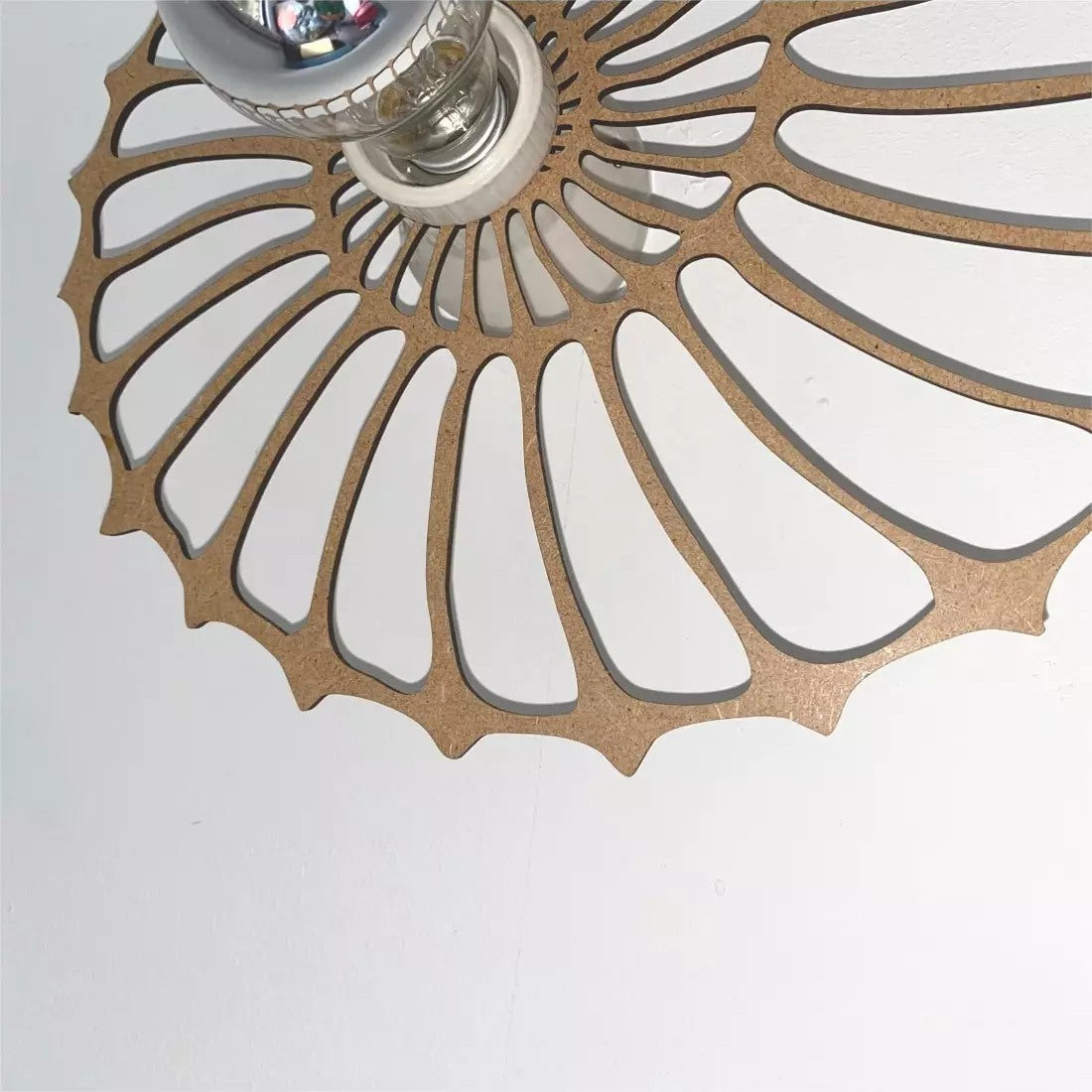 Spiralyn Nautilus-Schalen-Silhouette Moderne Wandleuchte - Beleuchtung für Wohnzimmer | Souliia