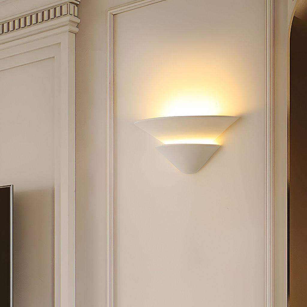 Shellora Wabi-Sabi Plaster Wall Light | Souliia
