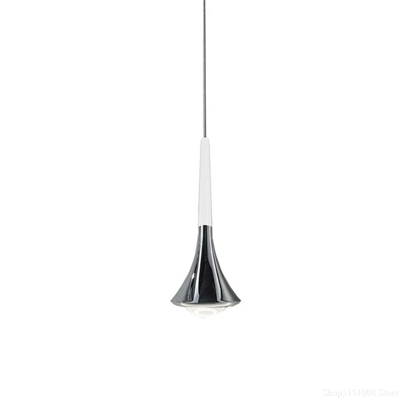 Lumenora LED Teardrop Pendant Light — Nordic Metal Ceiling Fixture