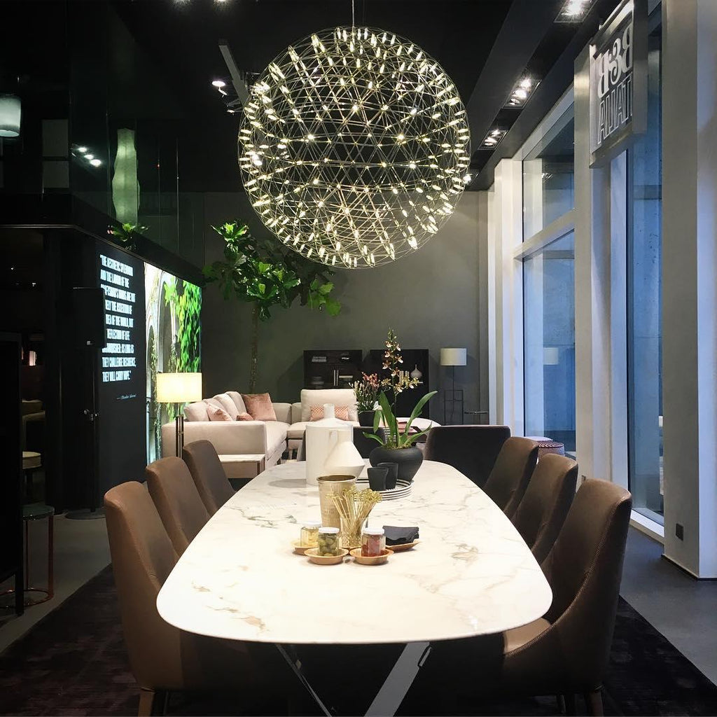 Silver Spark Ball Pendant Light | Souliia