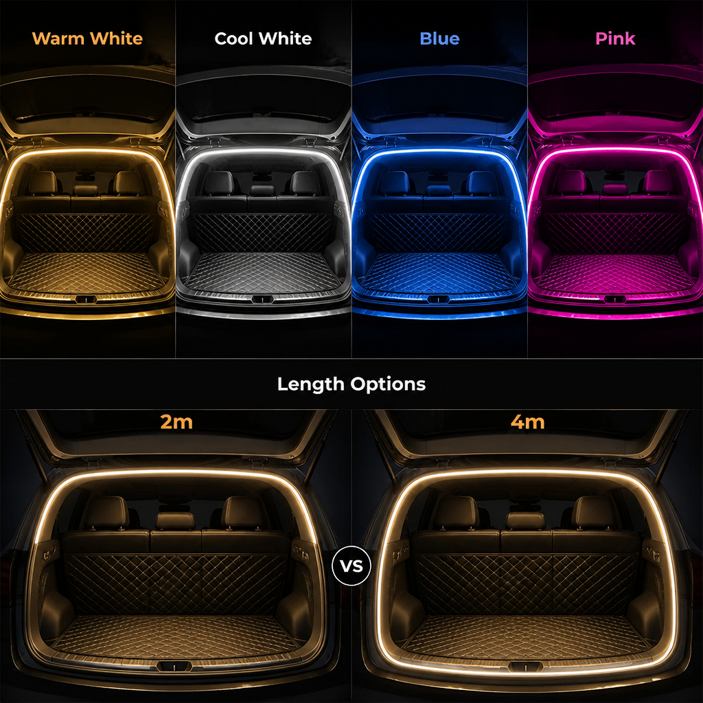 RadianceTrack™ — Floods Your Trunk With Auto-On Light Every Time You Open It - Souliia