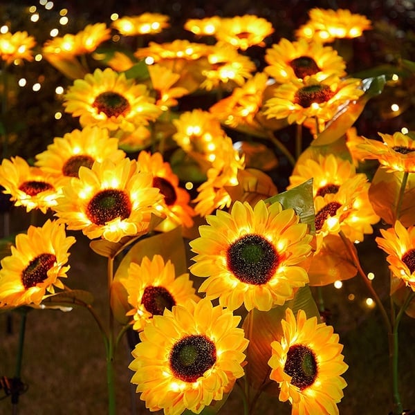 RamaraSun Girasoli solari — Illumina le tue notti con l'incanto del giardino, senza sforzo - Souliia