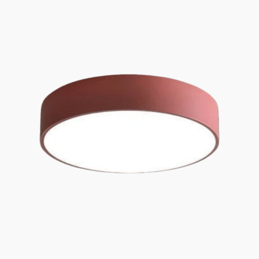 Rondi Minimalist Round LED Ceiling Light - Circular Iron Design for Living Room and Bedroom | Souliia