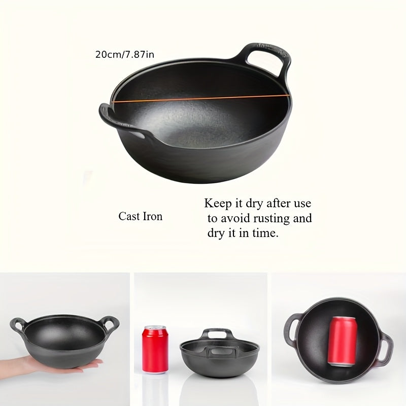 Miniforge Compact Pre-Seasoned Cast Iron Skillet