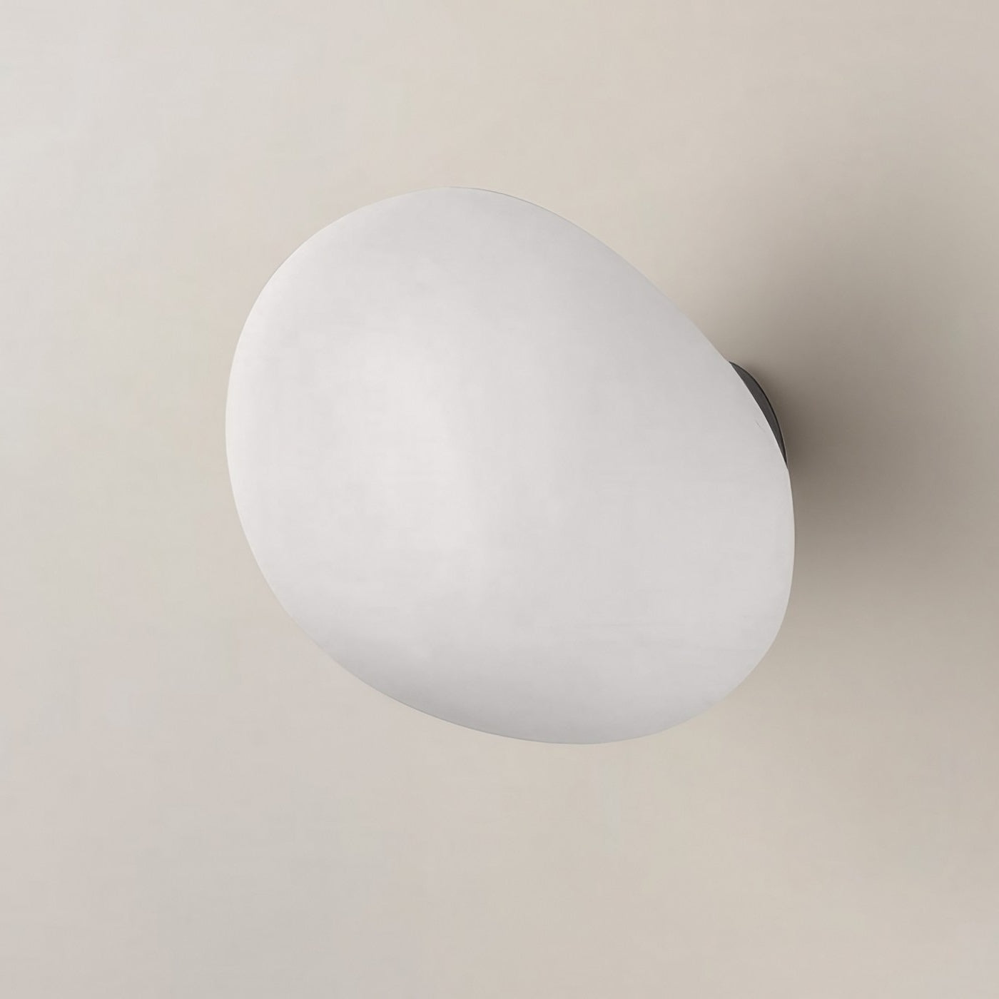 Stonea Organic Pebble Silhouette Wall Ceiling Lamp Contemporary Glass Light for Home N16 | Souliia