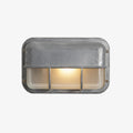 Morvane Geometric Aluminum Wall Sconce - Industrial Outdoor Lighting for Entryway | Souliia