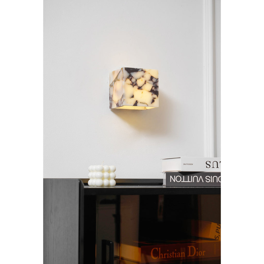 Square Marble Wall Lamp | Souliia