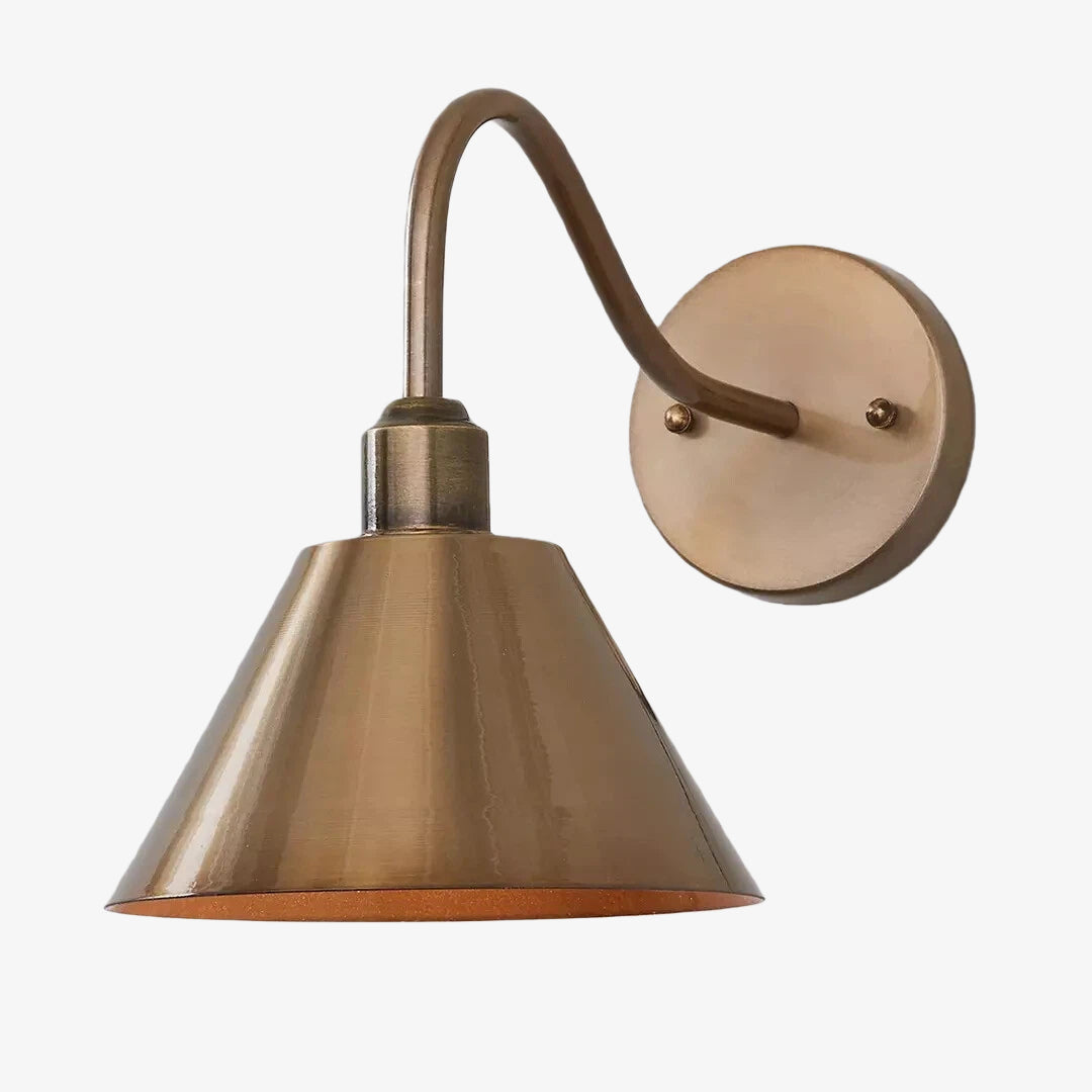 Narix Konische moderne Metall-Wandleuchte für Flure und Schlafzimmer | Souliia