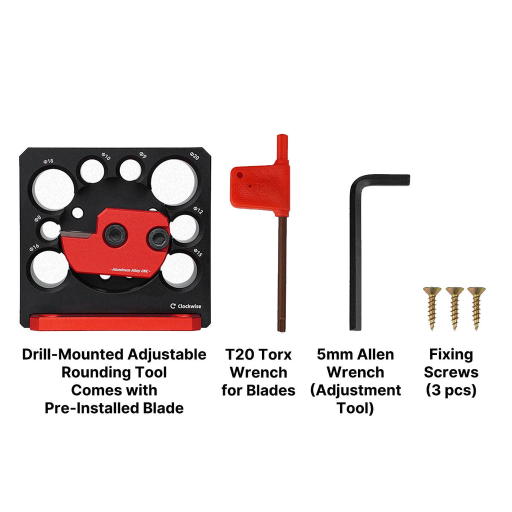 Round Turning Tool with Adjustable Electric Drill Function - Souliia