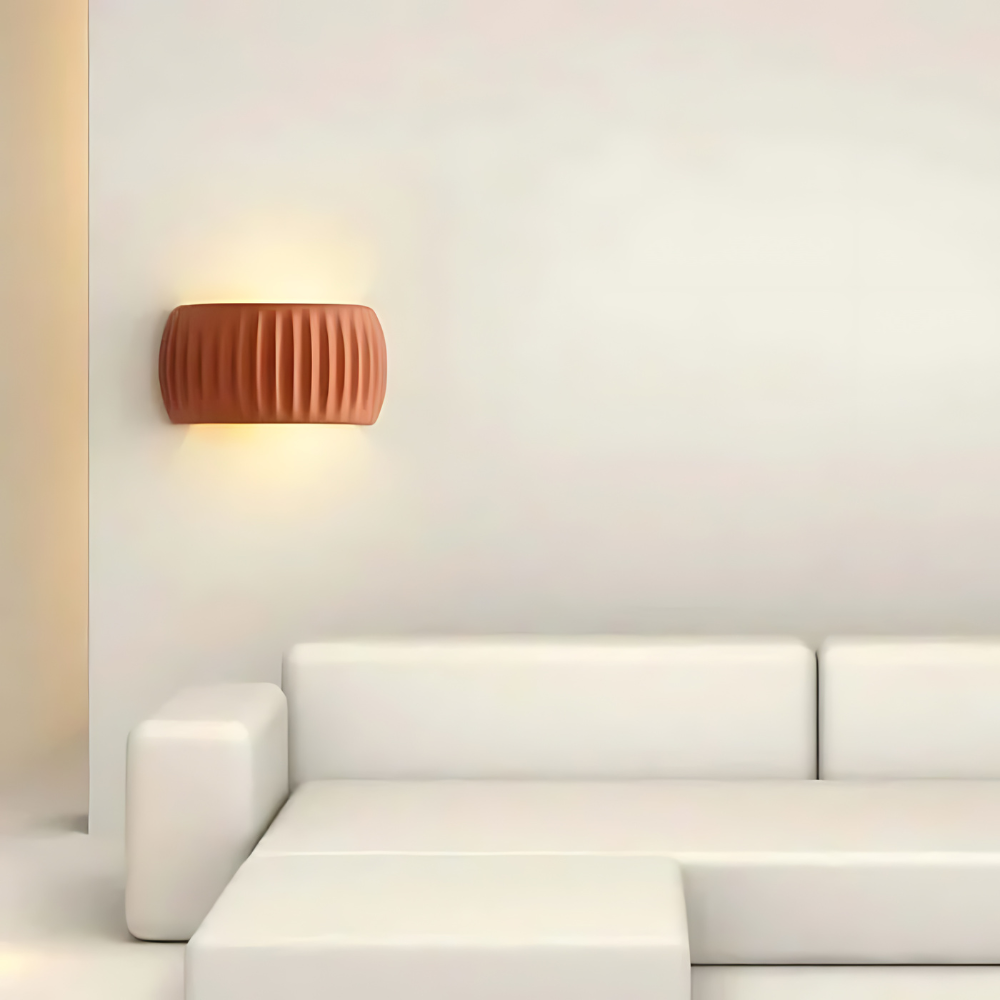The Sun of Art Deco Resin Wall Light | Souliia