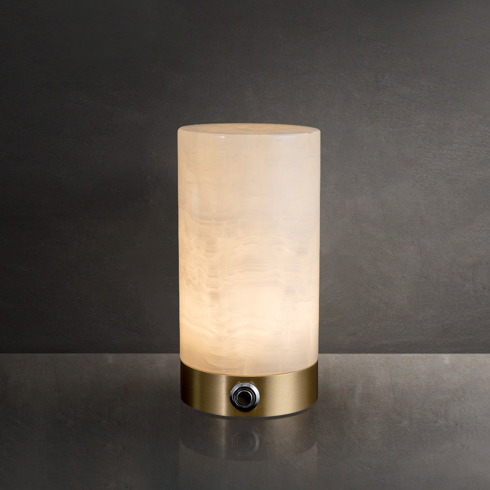 Totem Alabaster Table Lamp (built-in battery) | Souliia