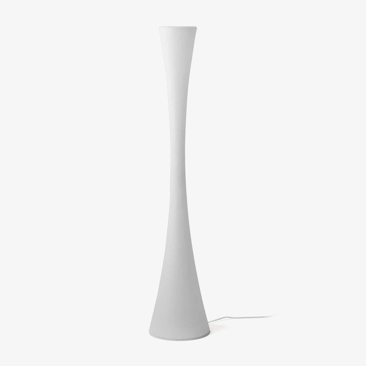 Romantic Simple White Column Floor Lamp M27 | Souliia