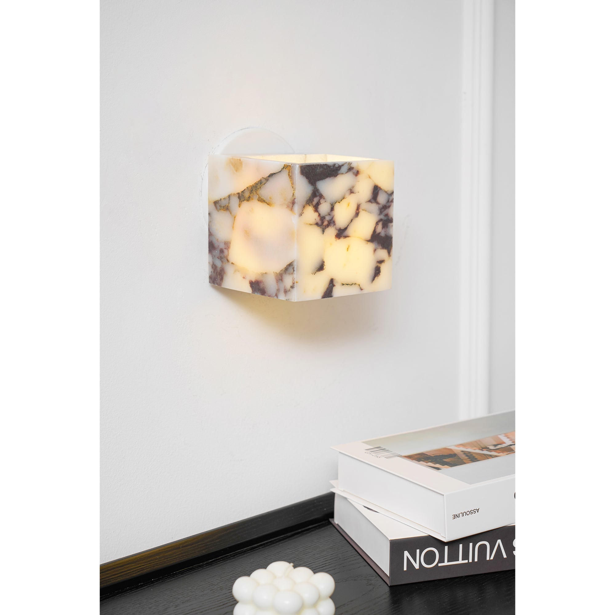 Square Marble Wall Lamp | Souliia