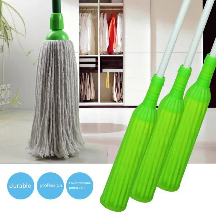 Self-Wringing Microfiber Mop Replacement Head | Swivel Connector | Hands-Free Operation | CleanPulse - Souliia