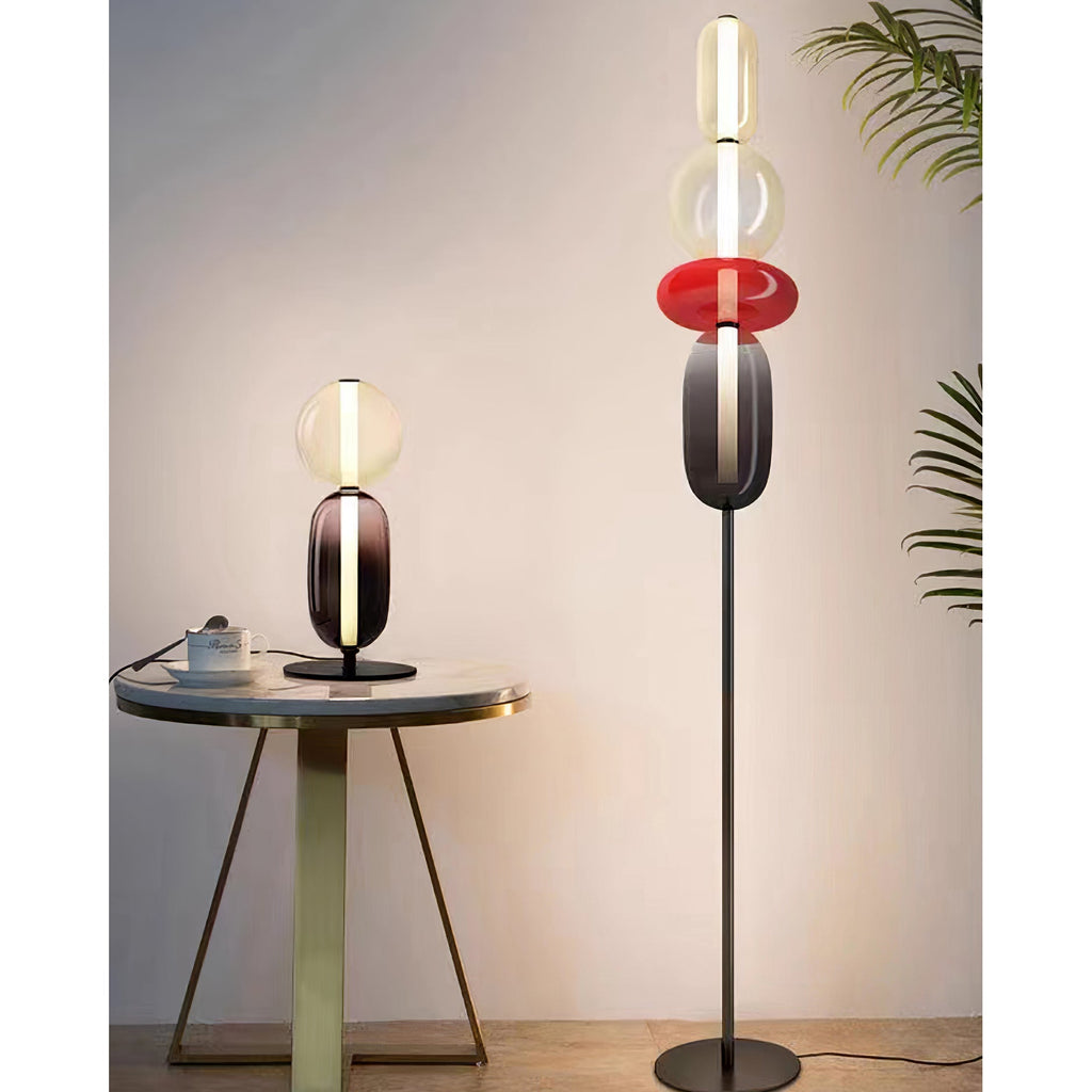 Buntglas Stehlampe | Souliia