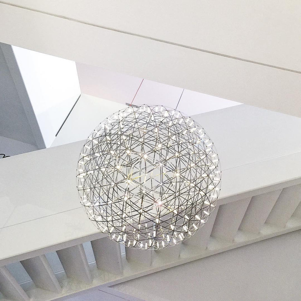 Silver Spark Ball Pendant Light | Souliia