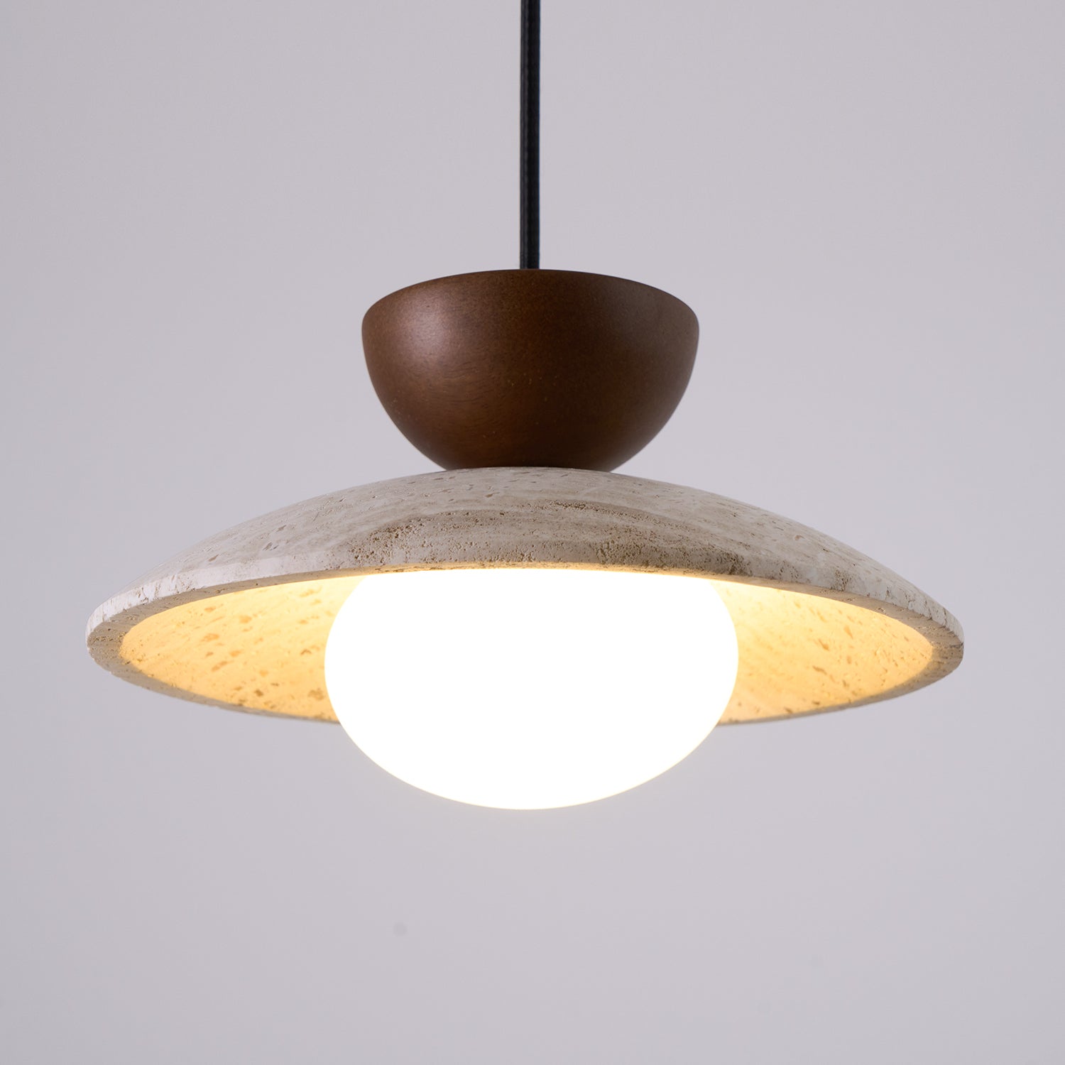 Tia Travertine Pendant Lamp | Souliia