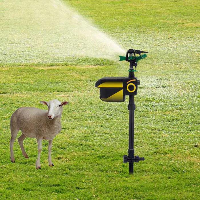Aspersor repelent pentru animale de grădină — Activat automat prin detectarea mișcării