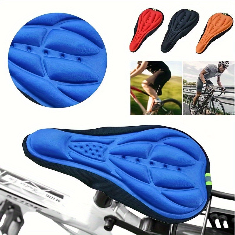 PedalSoft Breathable Bicycle Seat Cover — Shock Absorption Cycling Pad