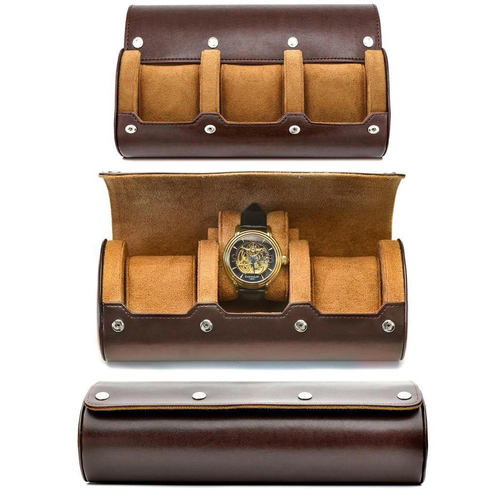 Handcrafted Watch Travel Case — Swiss-Inspired Protective Storage
